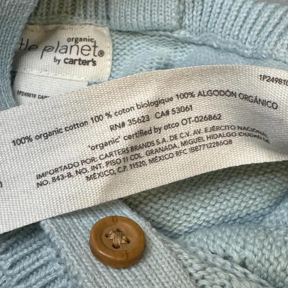 Carter's Organic Cotton Baby Romper – 0-3 Months